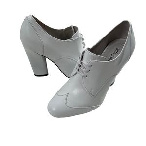 JEFFREY CAMPELL White High Heeled Laced Oxford